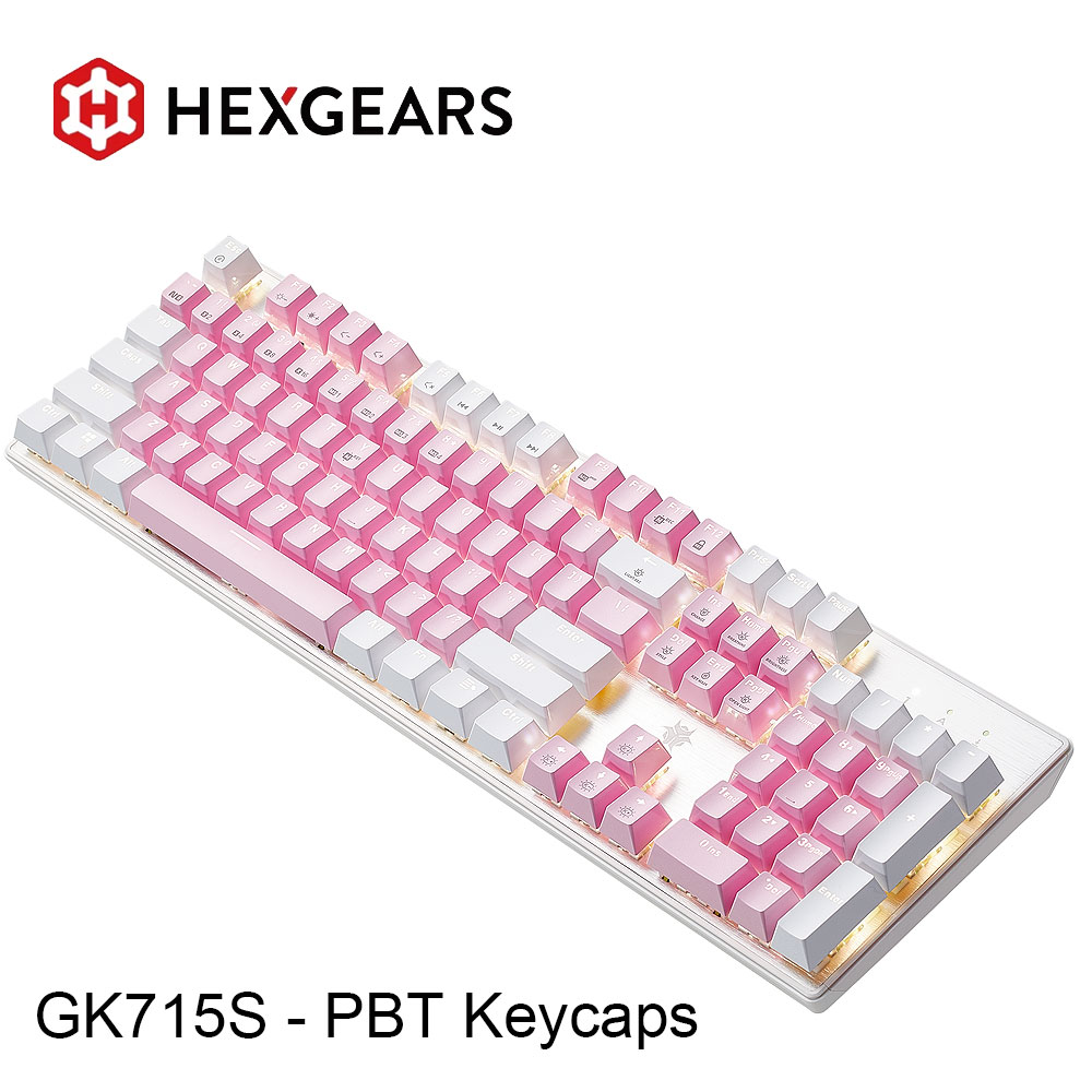 Keyboard Gaming Mac - HEXGEARS GK715S Mechanical Keyboard 104key PBT