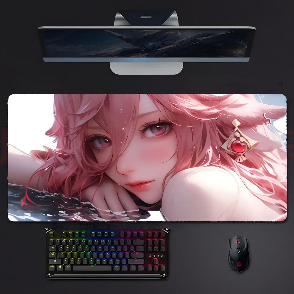 Anime Mouse Pad Gamer XXL Keyb - Gaming Keyboard Half 评论和价格