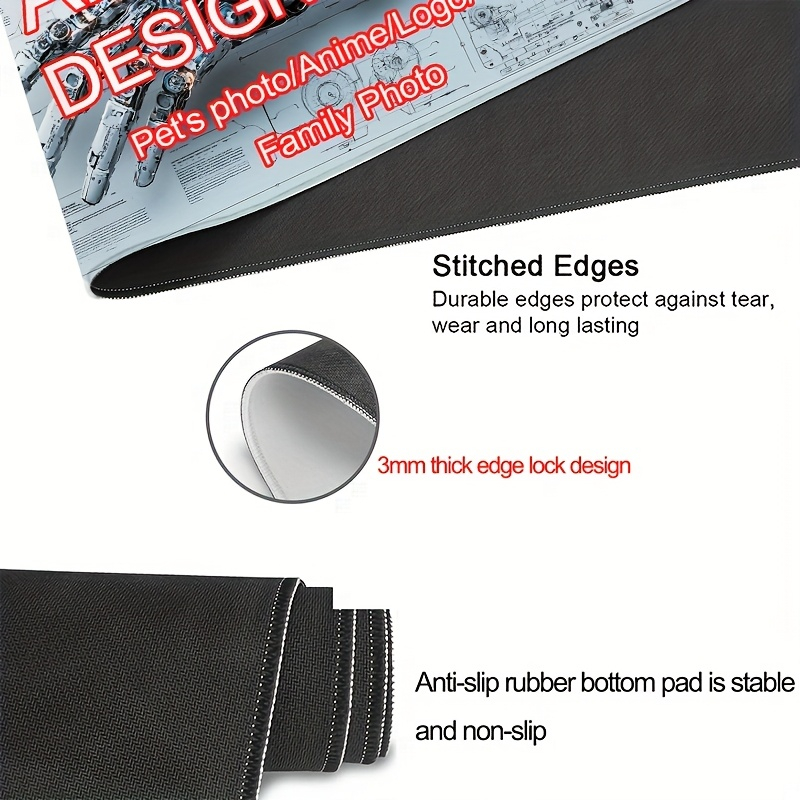 DIY Custom XXL Gaming Mousepad - Gaming Keyboard And Mouse Pad 评论和价格