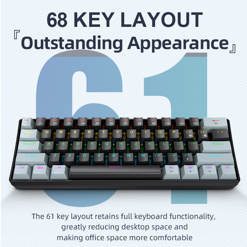 APAYADO K61 Mini Mechanical Ke - Gaming Keyboard E Yooso 评论和价格