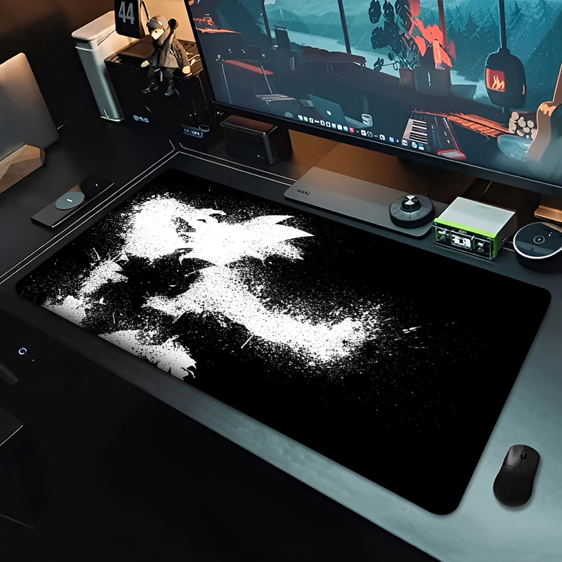 DBZ Black Anime Mouse Pad Drag - Gaming Keyboard Brands 评论和价格