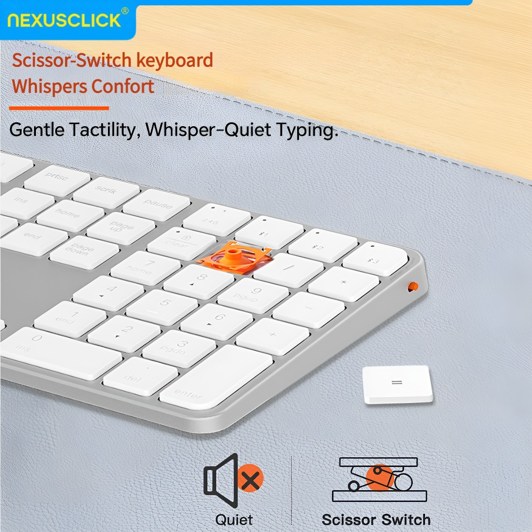 NexusClick Rechargeable Wirele - Keyboard Gaming Mac 评论和价格