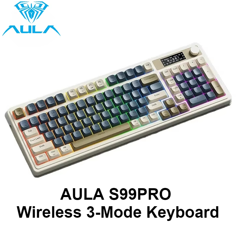 AULA S99 Pro Tri-Mode Bluetoot - Gaming Keyboard That Is Quiet 评论和价格