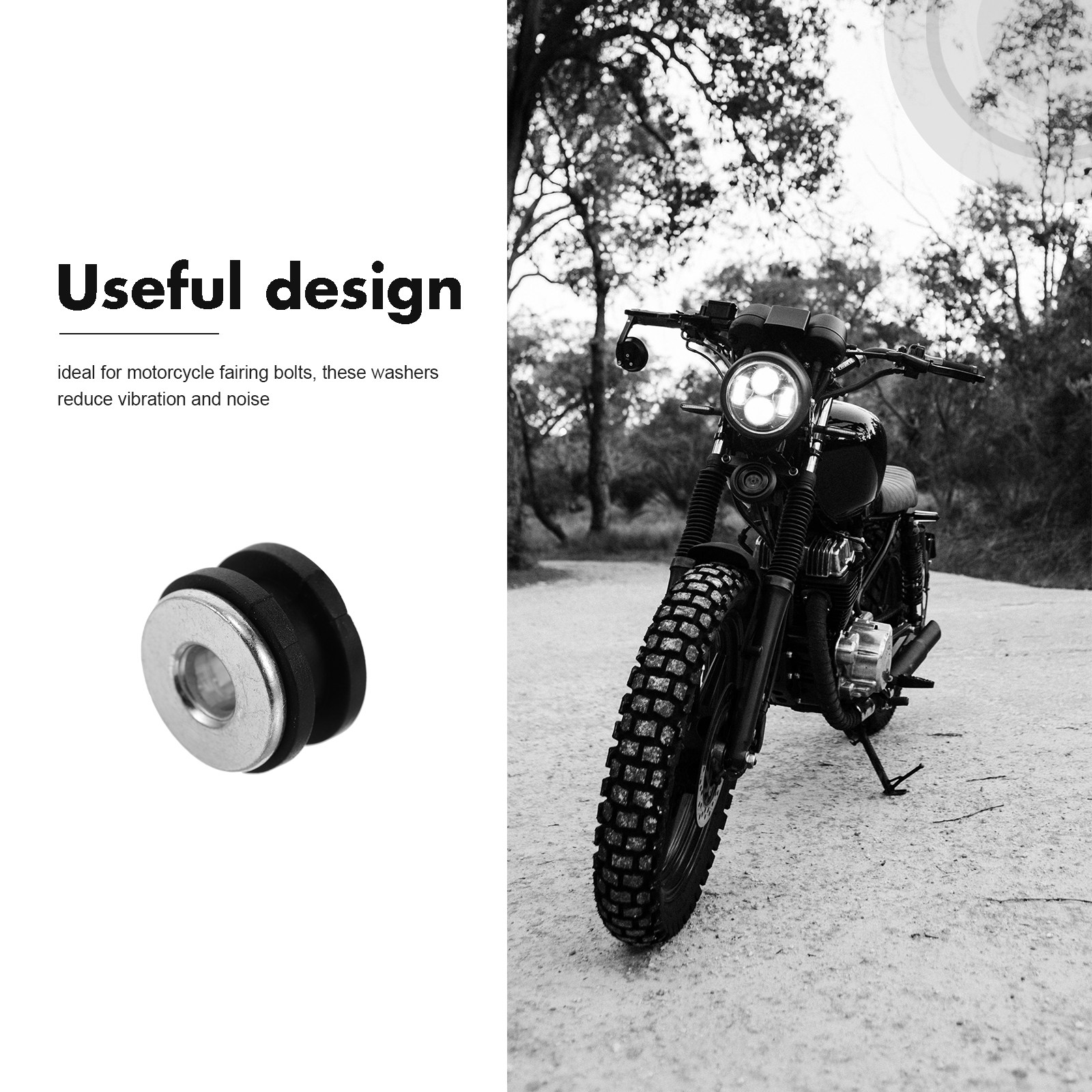 10Pcs Motorcycle Rubber Gasket - Gasket Mount Kit 评论和价格