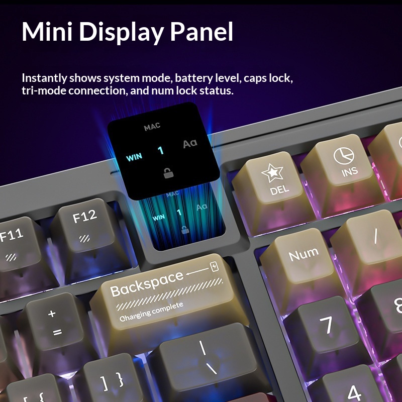 Bestseller T98 Tri-Mode Mechan - Gaming Keyboard Not Typing 评论和价格