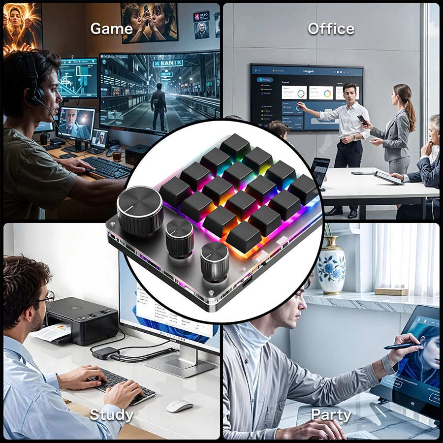 2.4G Customize Bluetooth 3 Mod - Gaming Keyboard 1 Hand 评论和价格