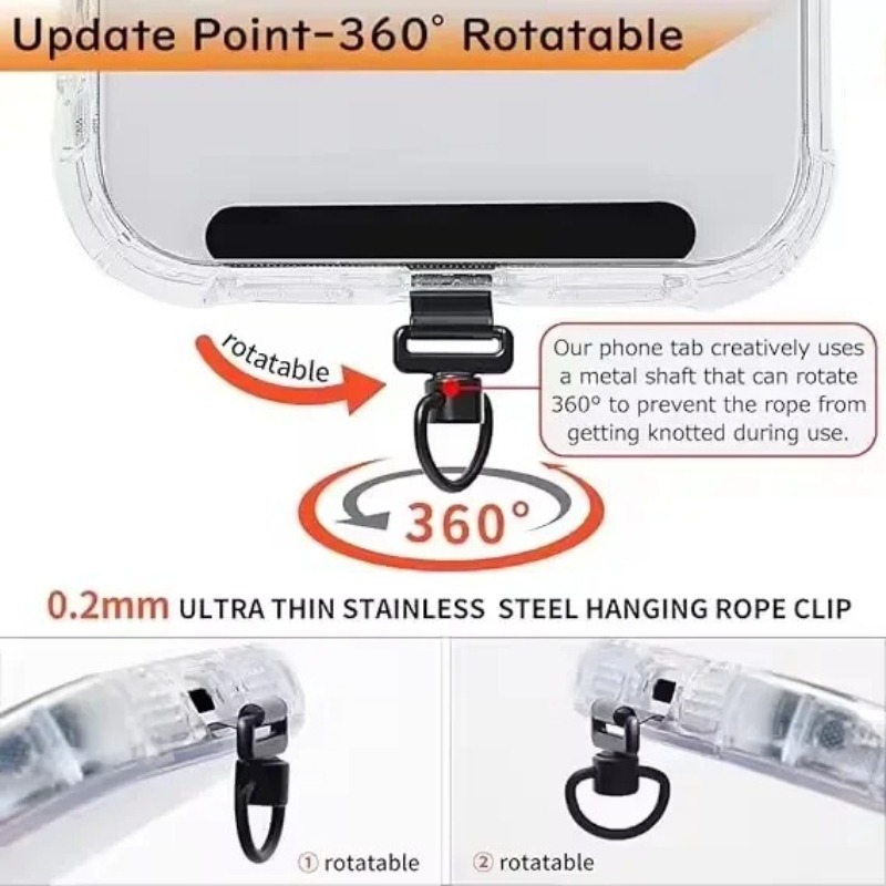 360 Rotating Phone Lanyard Cli - Gasket Mount Kit 评论和价格