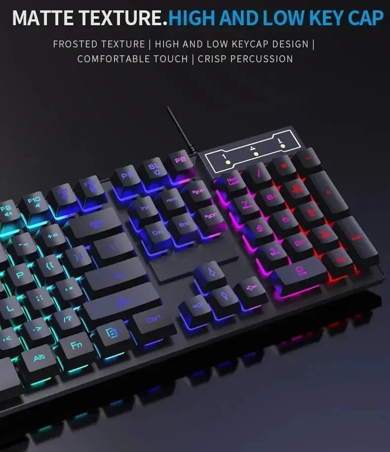 Kebidumei 104 Key Backlit Mech - Gaming Keyboard And Mouse Converter For Mobile 评论和价格