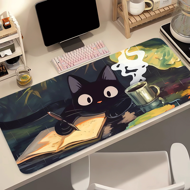 Kawaii Black Cat Silicone Soft - Gaming Keyboard And Mouse 评论和价格