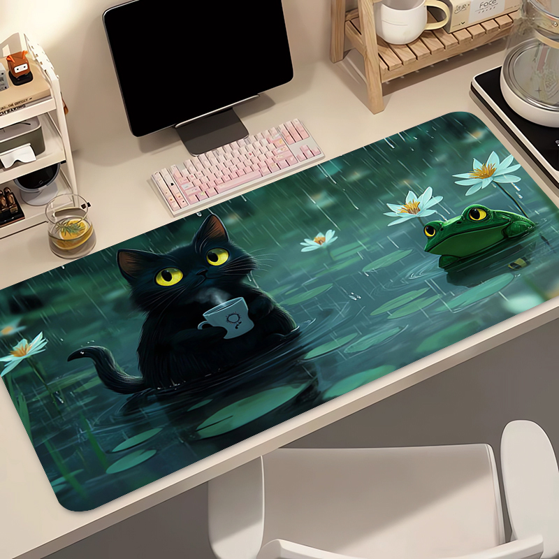 Kawaii Black Cat Silicone Soft - Gaming Keyboard And Mouse 评论和价格