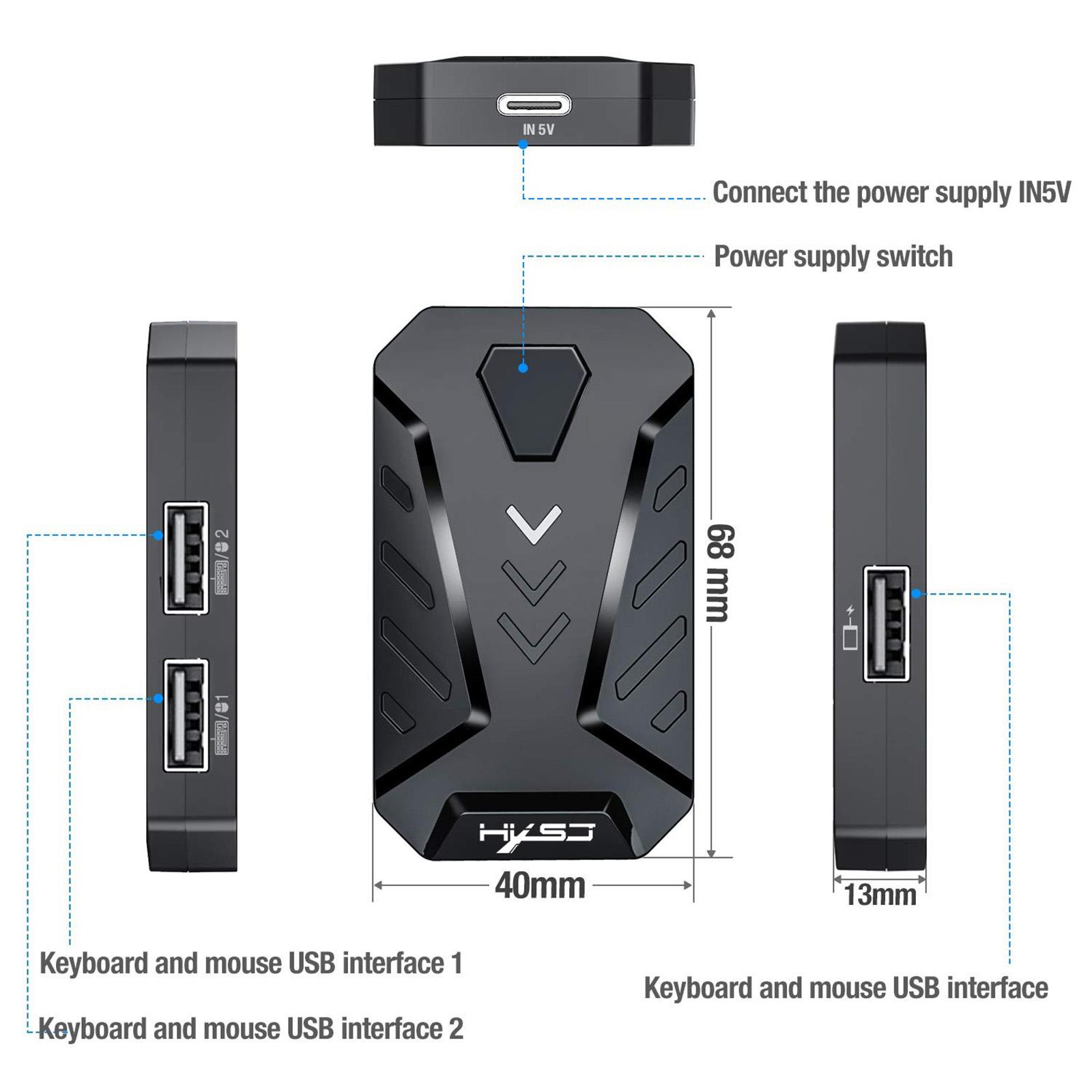 Mobile Gaming Keyboard Mouse C - Gaming Keyboard And Mouse Converter For Mobile 评论和价格