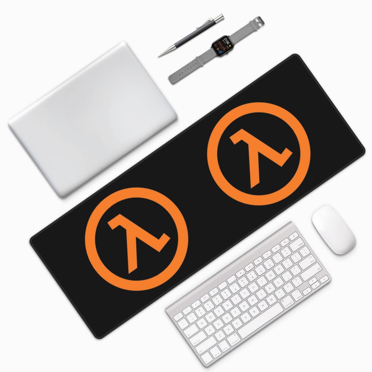 Half Life Lambda Large Mouse P - Gaming Keyboard Half 评论和价格