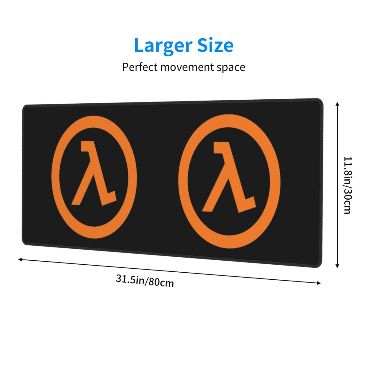 Half Life Lambda Large Mouse P - Gaming Keyboard Half 评论和价格