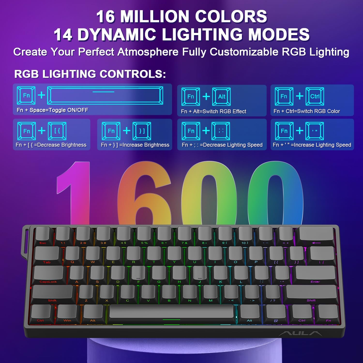 AULA WIN60 WIN68 HE Magnetic W - Gaming Keyboard 1 Hand 评论和价格